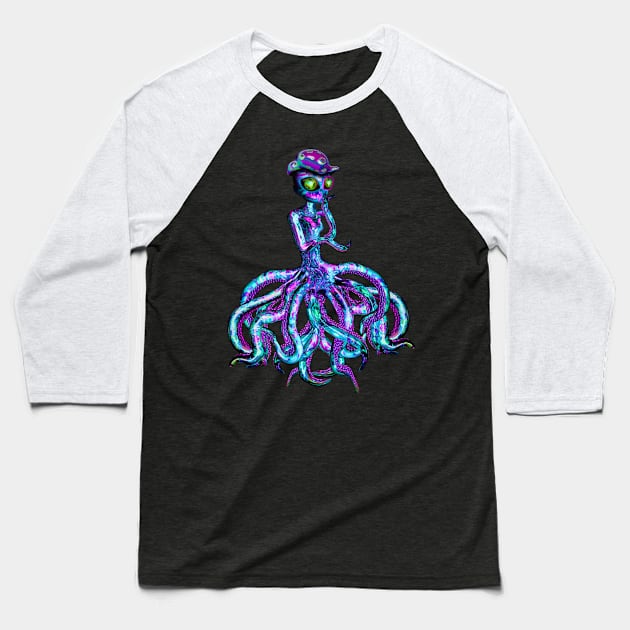 Thinksquidling Baseball T-Shirt by Pebbles Joy Designs